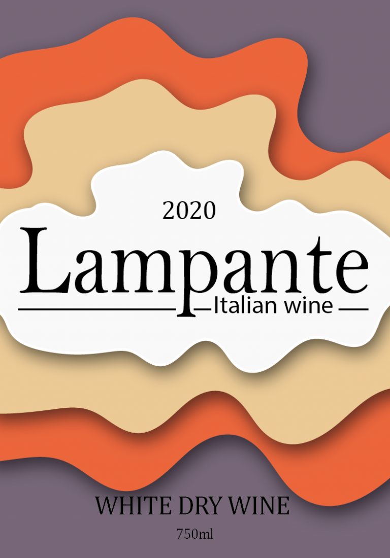 Этикетка вина Lampante